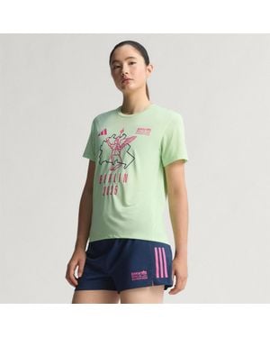 adidas Bmw Berlin-Marathon 2025 Event T-Shirt - Green