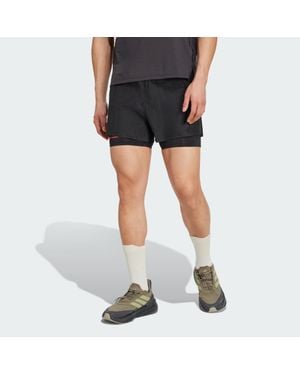 adidas Adi365 H.Koumori Running 2-In-1 Shorts - Black