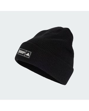 adidas Essentials Label Beanie Cuffed - Black