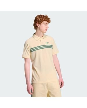 adidas Chest Stripes Polo - Natural