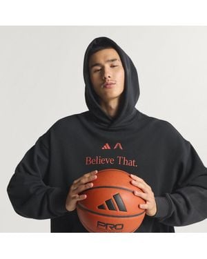 adidas Anthony Edwards Believe That Hoodie - Schwarz