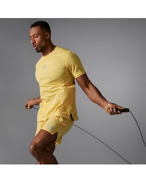 adidas Designed For Training Hiit Workout Heat.rdy Print T-shirt - Metallic