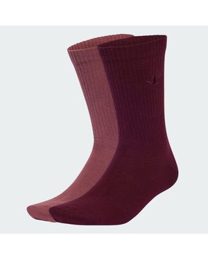 adidas Calcetines Clásicos Everyday Icons (2 Pares) - Rojo