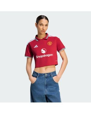 adidas Manchester United 26/27 Home Jersey Crop - Red