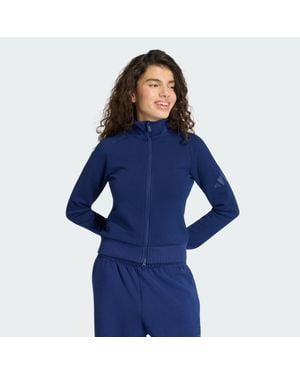 adidas Chaqueta Entallada Soft Lux - Azul