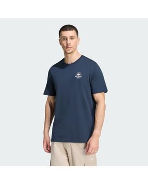 adidas Milano Shop Graphic Loose Tee - Blau