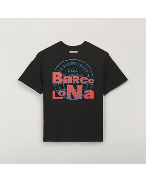 adidas Dtmf Bad Bunny Barcelona Heavyweight Merch T-Shirt - Black