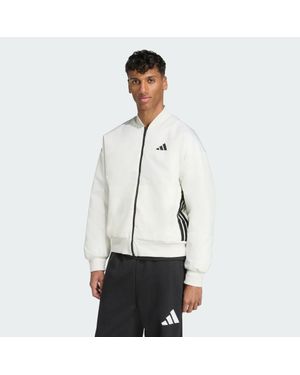 adidas Stadium Bomber Jacket - White