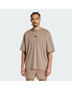 adidas Primelift Workout Oversize T-Shirt - Brown