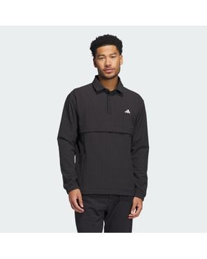 adidas Ultimate365 Tour Wind.Rdy Quarter Zip Sweatshirt - Black