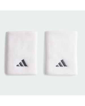 adidas Muñequeras Grandes Tennis - Blanco