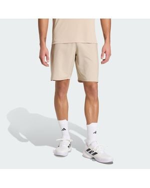 adidas Club Tennis Climacool 3-Stripes Shorts - Natural