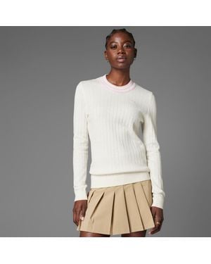 adidas Originals Cashmere Knit Sweatshirt - Natural