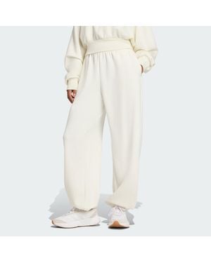 adidas Soft Lux Loose Pant - White