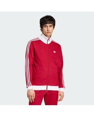 adidas Sweatshirt Adidas Beckenbauer Tt Team Victory - Red