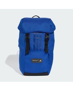 adidas 3 Stripes Flap Backpack - Blue