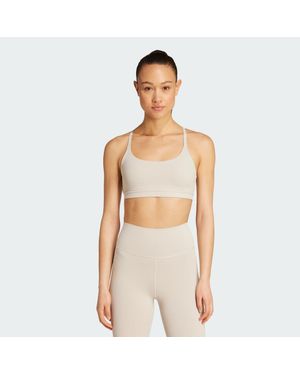 adidas All Me Light Support Bra - Natural