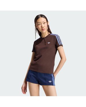 adidas 3 Stripes Slim T-Shirt - Blue