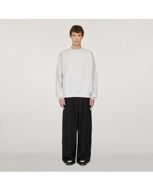 adidas Y-3 Sport Uniform Straight Leg Trousers - White