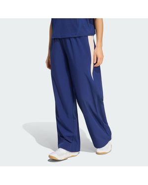 adidas Hyperglam Colour Block Wide Woven Trousers - Blue