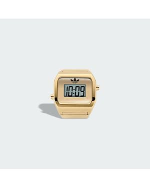 adidas Digital Two Ring M Uhr - Mettallic