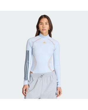adidas Langarmbody TEAMGEIST LONG SLEEVE BODY (1-tlg) - Blau
