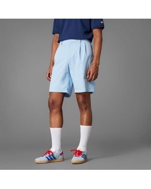 adidas Originals Twistknit Pleated Shorts - Blau