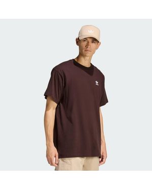 adidas Trefoil Essentials Oversized T-Shirt - Brown