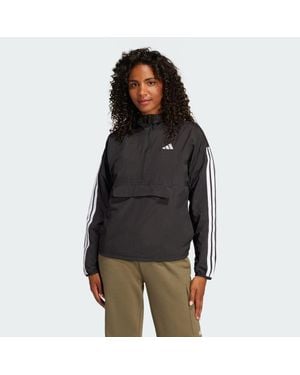 adidas Essentials 3-Streifen Lifestyle Woven Windbreaker - Schwarz