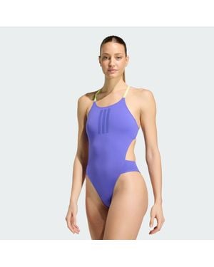 adidas Bañador Anudado En La Espalda Ripstream 3 Stripes - Azul