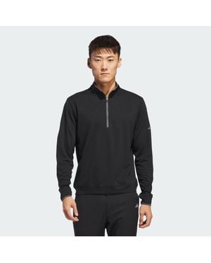adidas Lightweight Half-Zip Top - Black