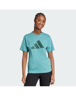 adidas Animal Graphic T-Shirt - Blue