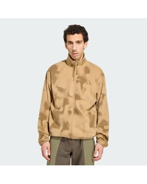 adidas Terrex Multi Climawarm Full Zip Fleece Jacket - Natural