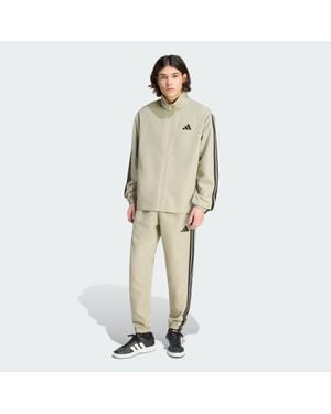adidas 3-Stripes Woven Tracksuits - Natural