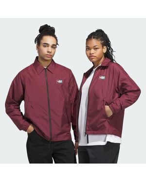 adidas Shmoofoil Dt Coach Jacket - Red