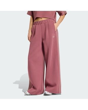 adidas Originals Trousers Adidas Sst 2.0 Long Trackpant Quiet Crimson/ Wonder Oxide - Red