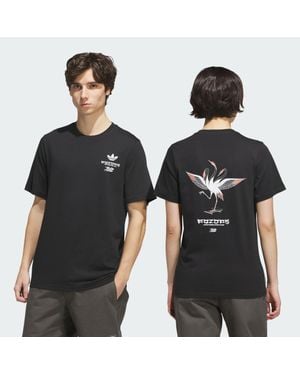 adidas Skateboarding X Temple Of Skate Crane T-Shirt - Black