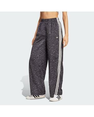 adidas Originals Wide Leg Satin Joggers - Grey