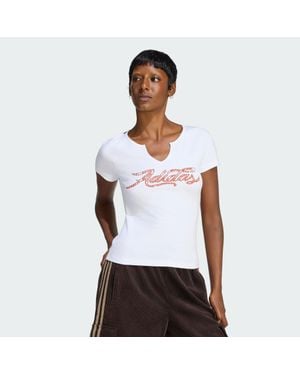 adidas Graphic Slim Tee - White