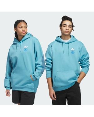 adidas Skateboarding Triple Trefoil Hoodie - Blue