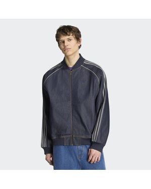 adidas Sst Adicolor Denim Track Top - Blue