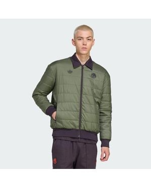 adidas Fc Bayern Terrace Icons Jacket - Green