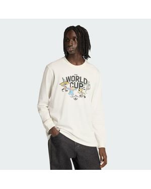 adidas Fifa World Cup 26 Mascot Long Sleeve T-Shirt - White