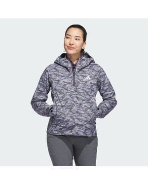 adidas Ultimate365 Tour Climaproof+ Anorak Jacket - Blue