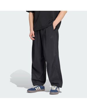 adidas City Tech 3 Stripes Tracksuit Bottoms - Black
