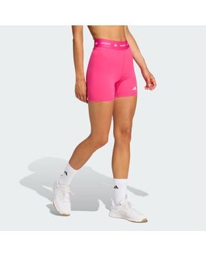 adidas Mallas Cortas Techfit - Rosa