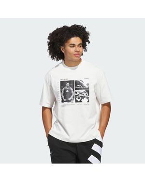 adidas Anthony Edwards Tee - White