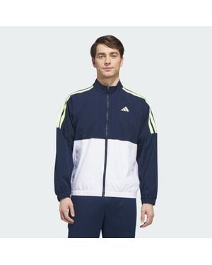 adidas Beyond Twistweave Full-Zip Windbreaker - Blue
