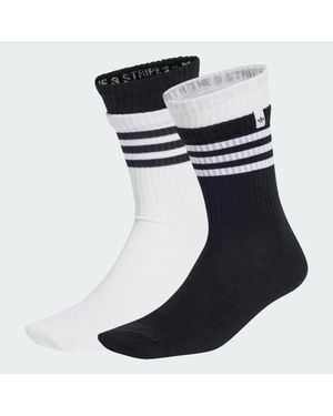 adidas Two-Layer Crew Socks 2 Pairs - Blau