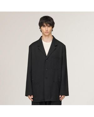 adidas Y-3 Wool Chore Coat - Black